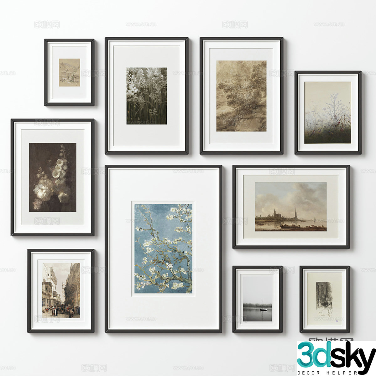 Photo wall 3d model