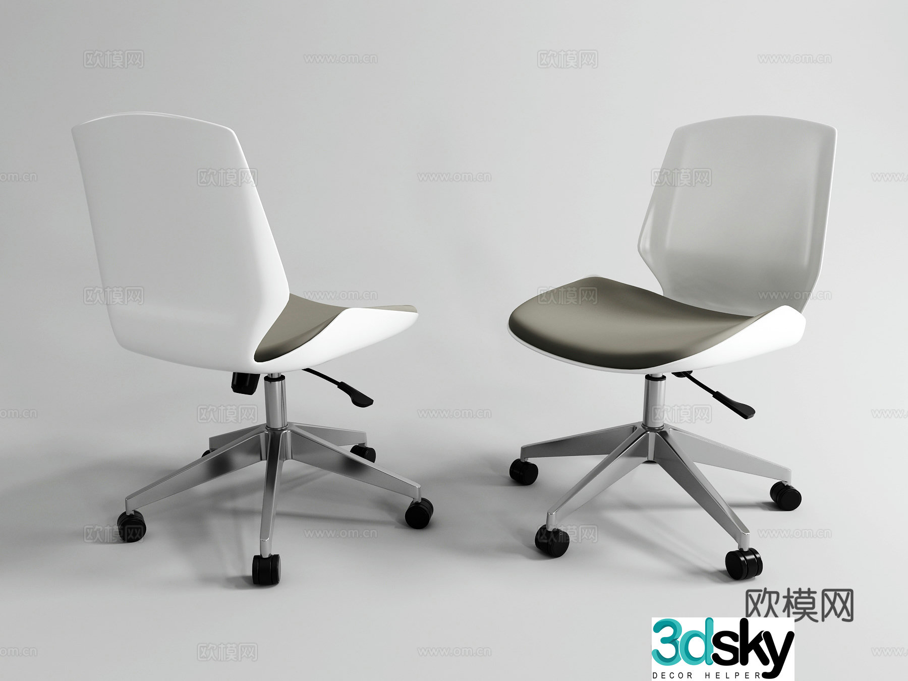 Modern office chair 3d model
