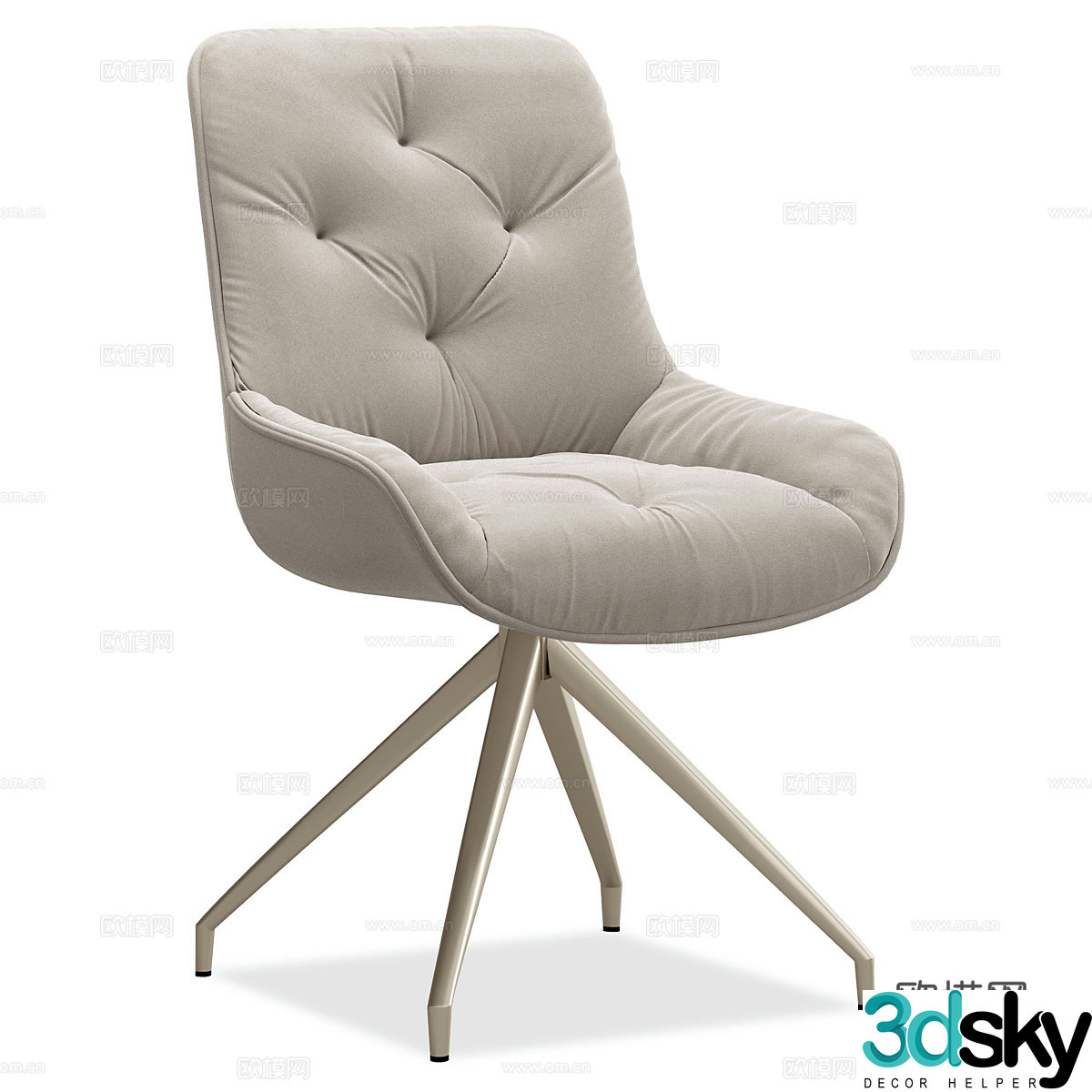 Modern simple single sofa single sofa simple sofa casual sofa living room sofa 3d model