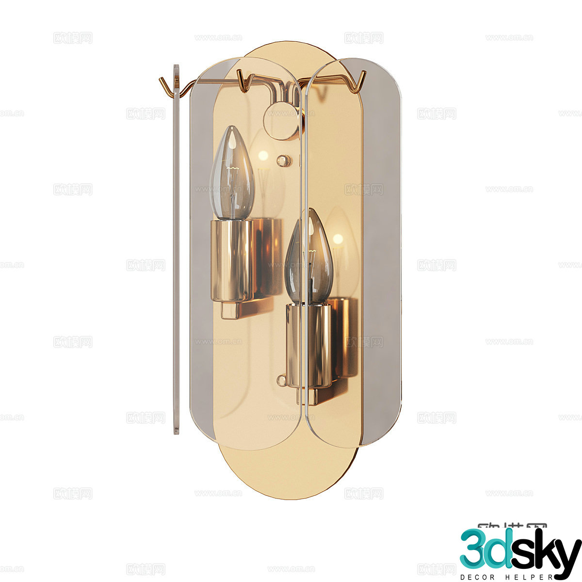 Modern simple and light luxury wall lamp Wall lamp Simple and light luxury wall lamp Restaurant wall lamp Lamp 3D model