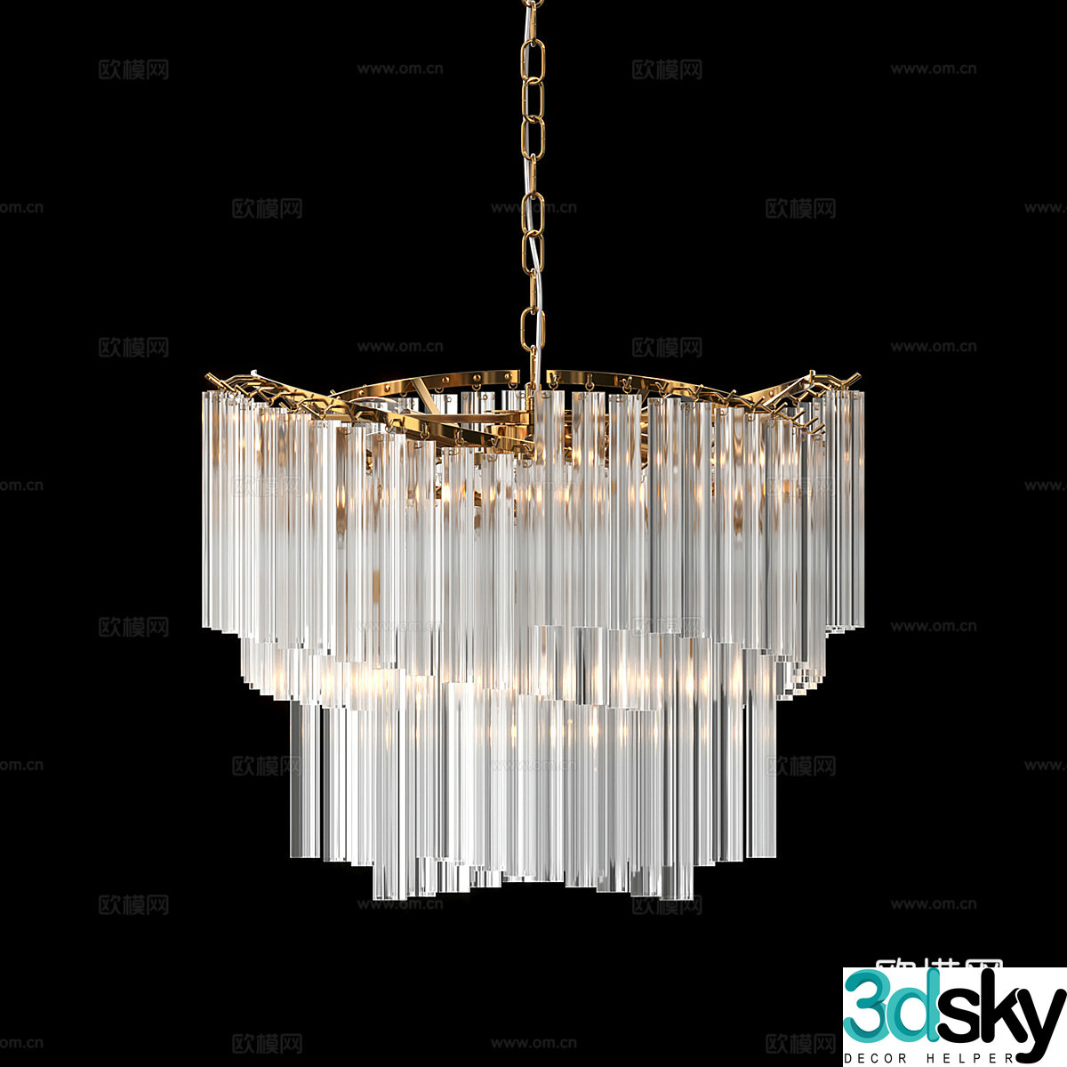 Modern simple chandeliers light luxury chandeliers dining chandeliers living room chandeliers lamps 3D model
