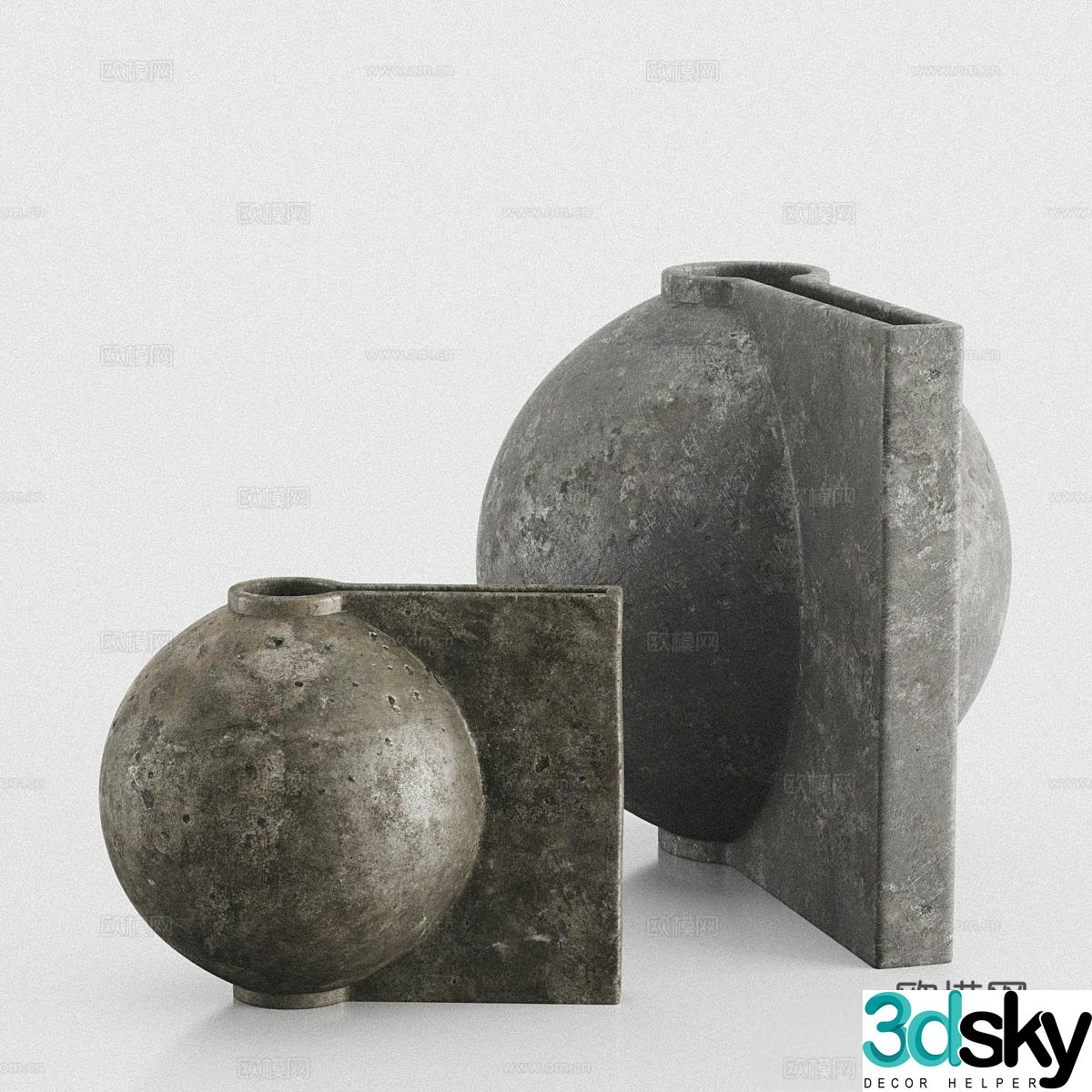 101 Copenhagen Wasabi vase Ornament ornament jar 3d model