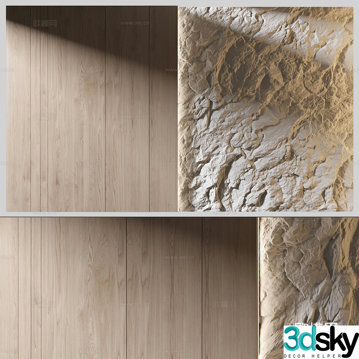 Background wall 3d model