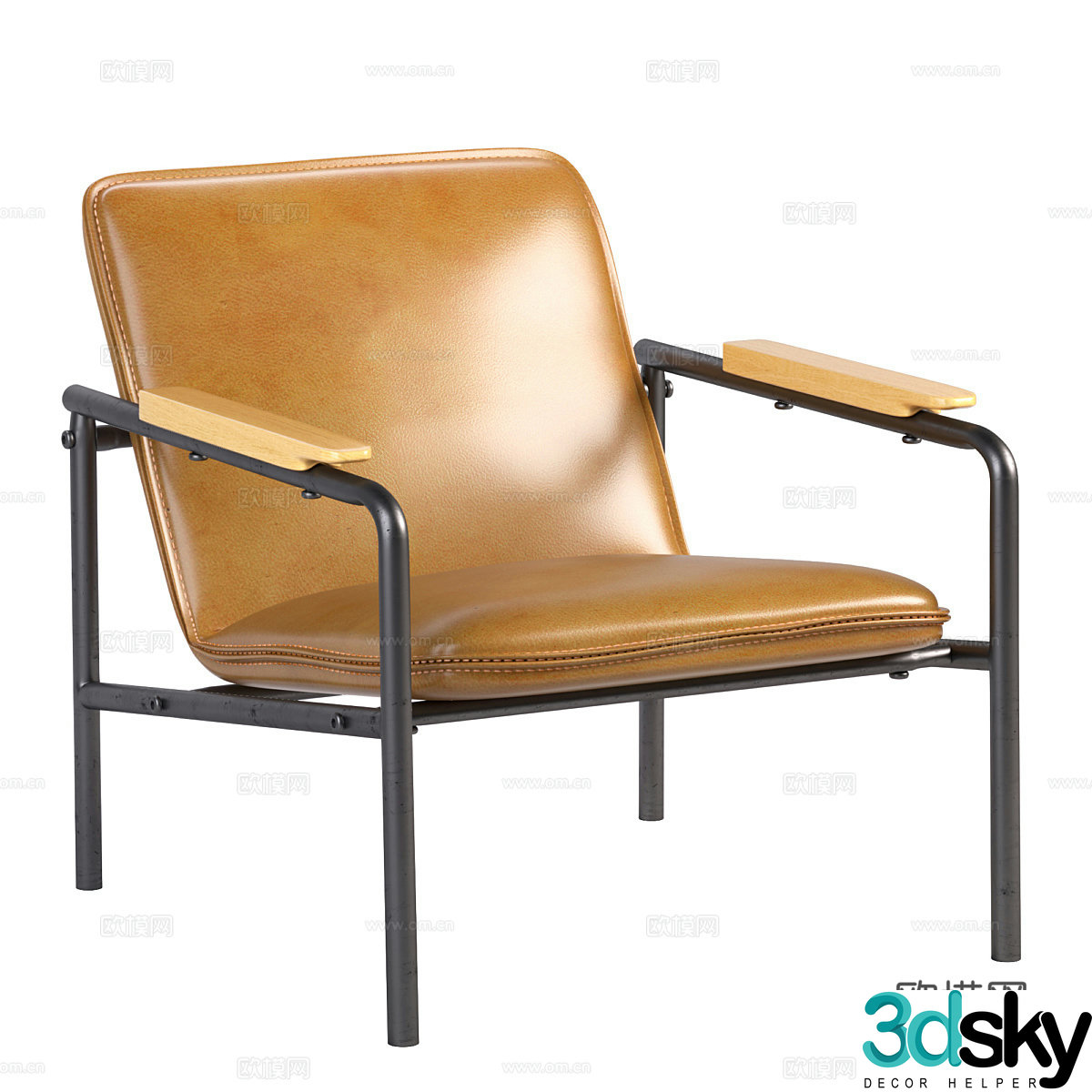 Sofa coffee table combination 3D model