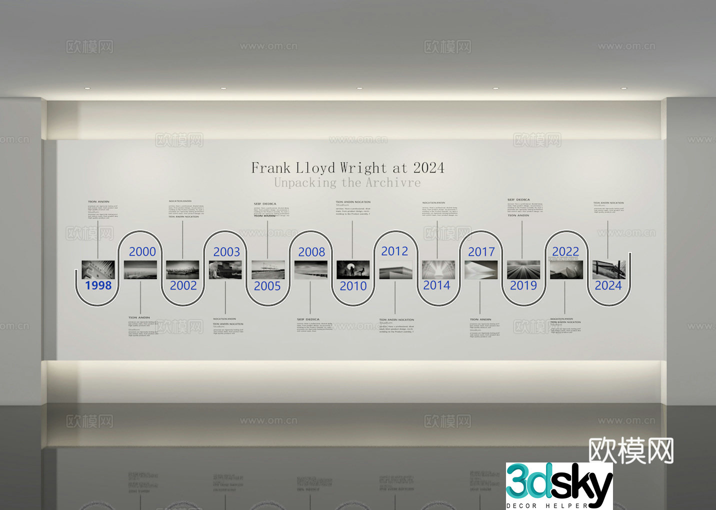 Exhibition hall 3d model