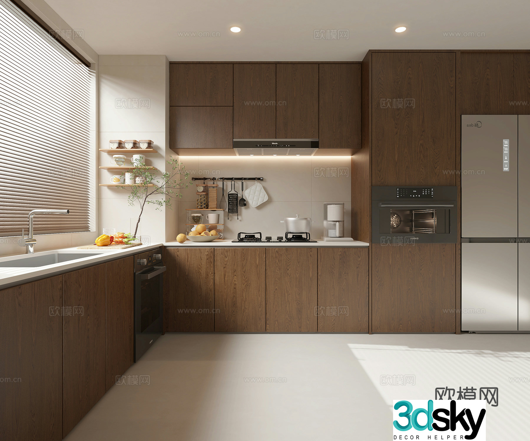 Wasabi Kitchen 3D Model