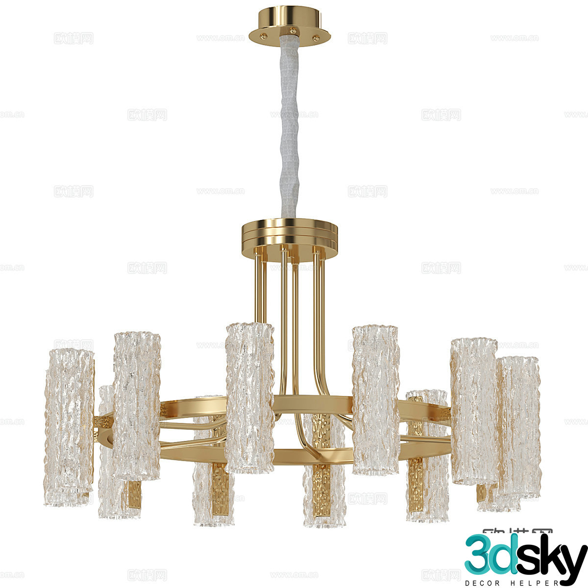 Modern simple light luxury chandeliers chandeliers Simple light luxury chandeliers Decorative chandeliers Living room chandeliers Dining 3D model