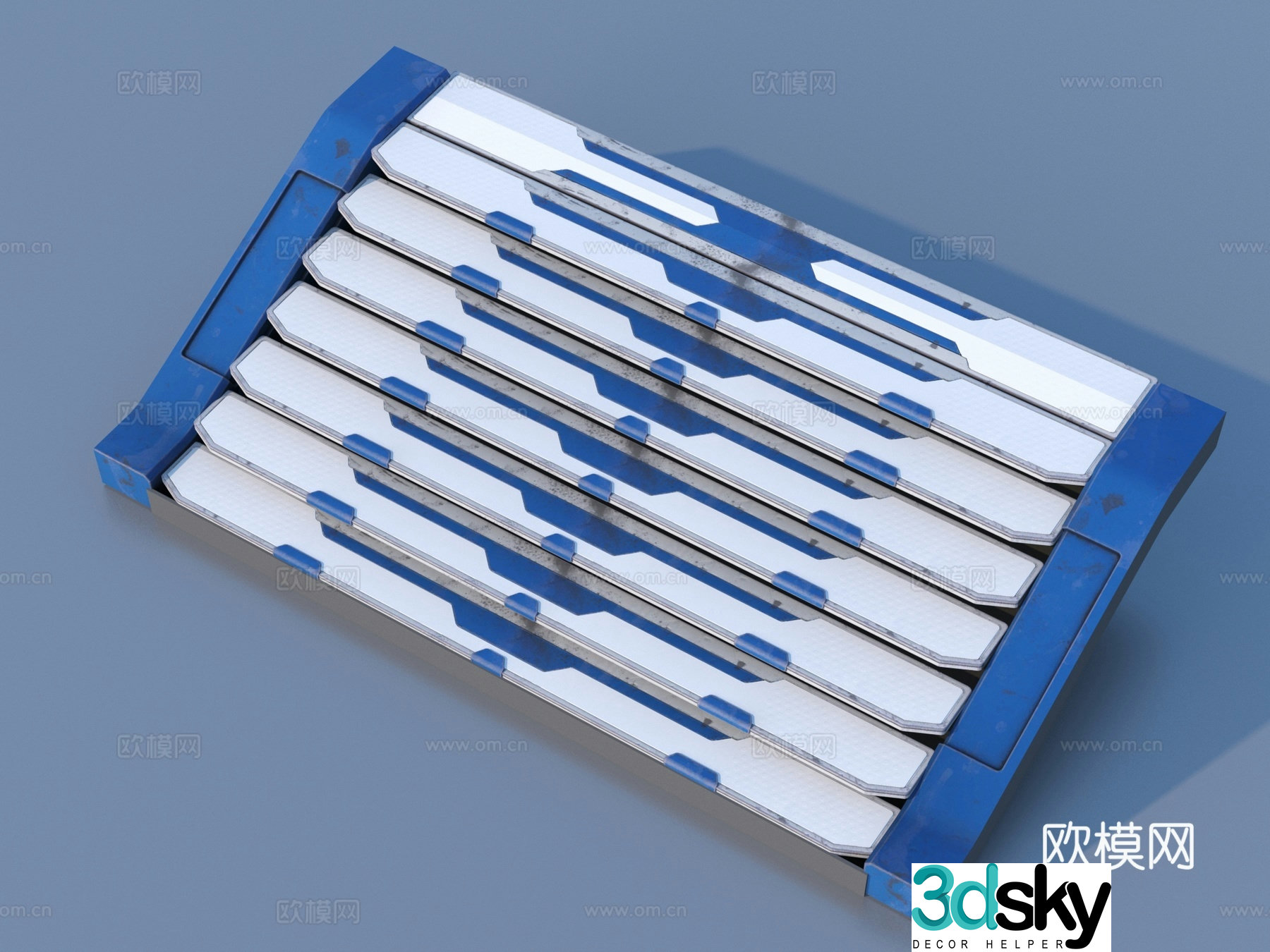 Hardware mechanical parts cabin components 3D model