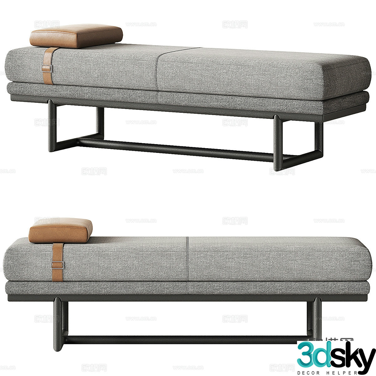 Domkapa Henry Bench 3D Model