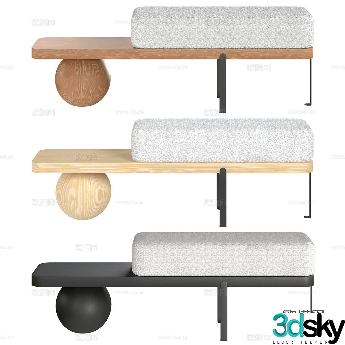Casa Padrino bench 3d model