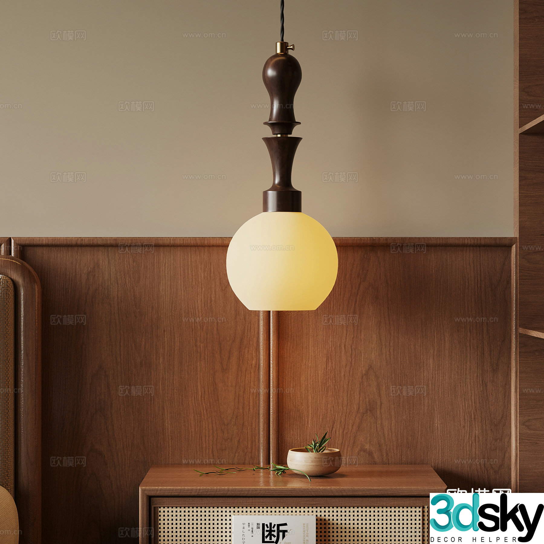 French medieval style chandelier small chandelier 3d model