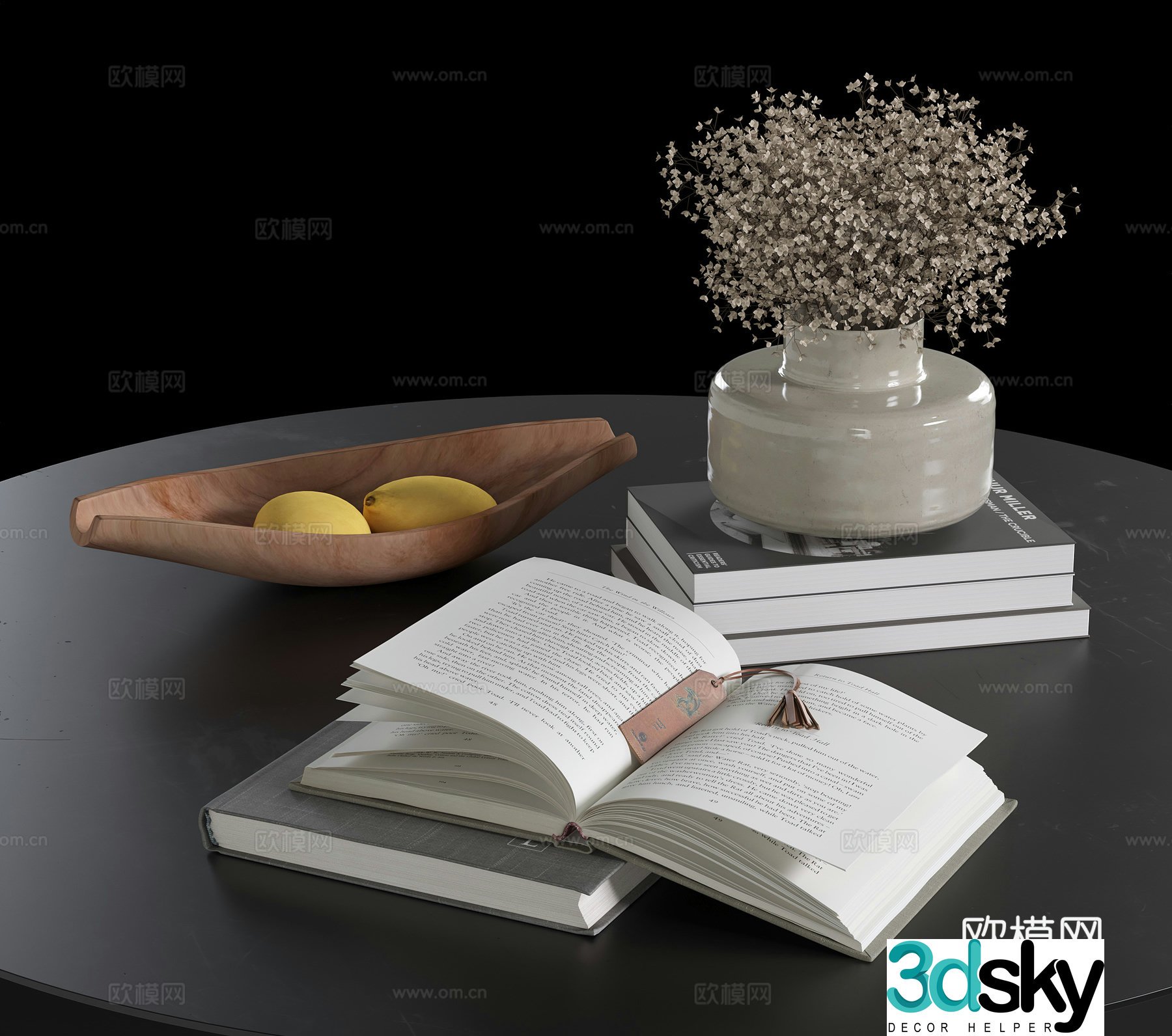 Modern jewelry ornaments 3d model