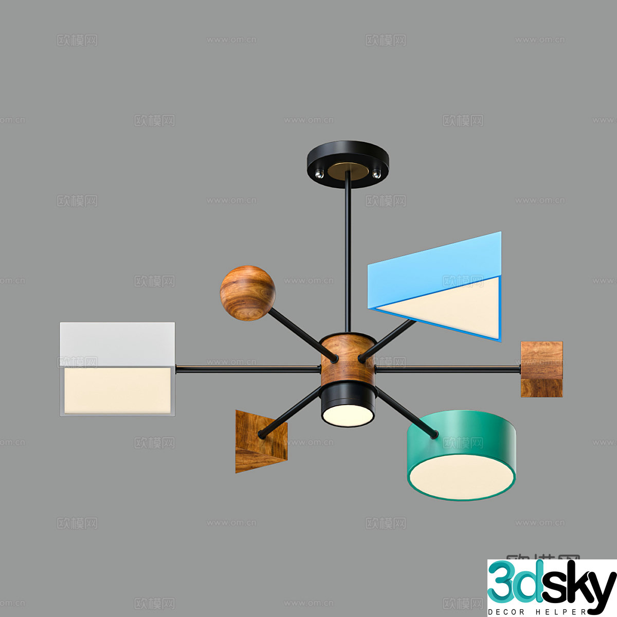 Nordic simple chandeliers chandeliers simple chandeliers dining chandeliers living room chandeliers lamps 3D model