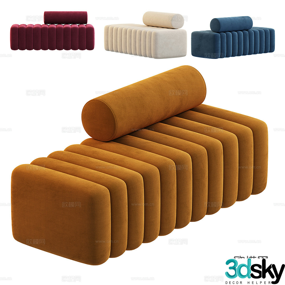 Modern Italian JOPPA sofa 3d model