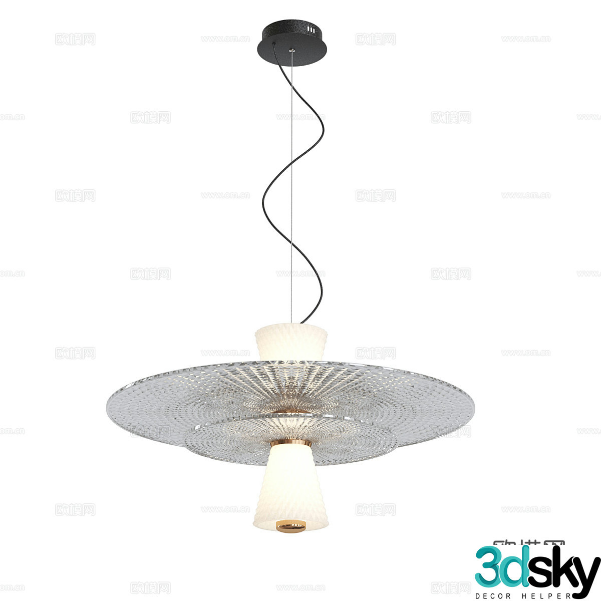 Modern simple light luxury chandeliers chandeliers simple chandeliers dining chandeliers living room chandeliers lamp 3d model