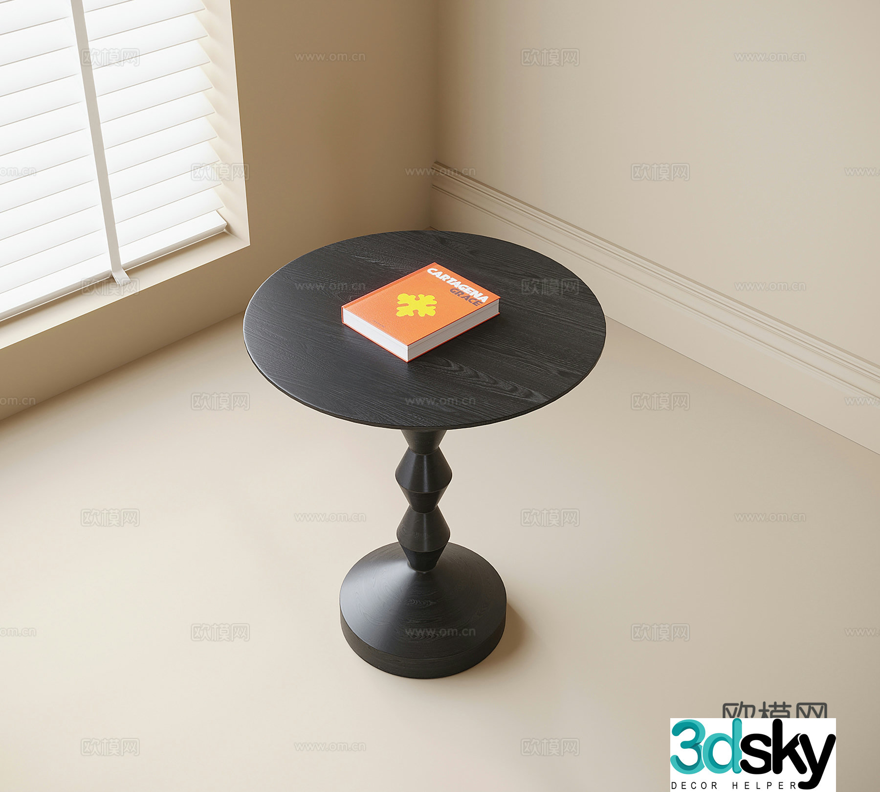 Modern side angle 3D model
