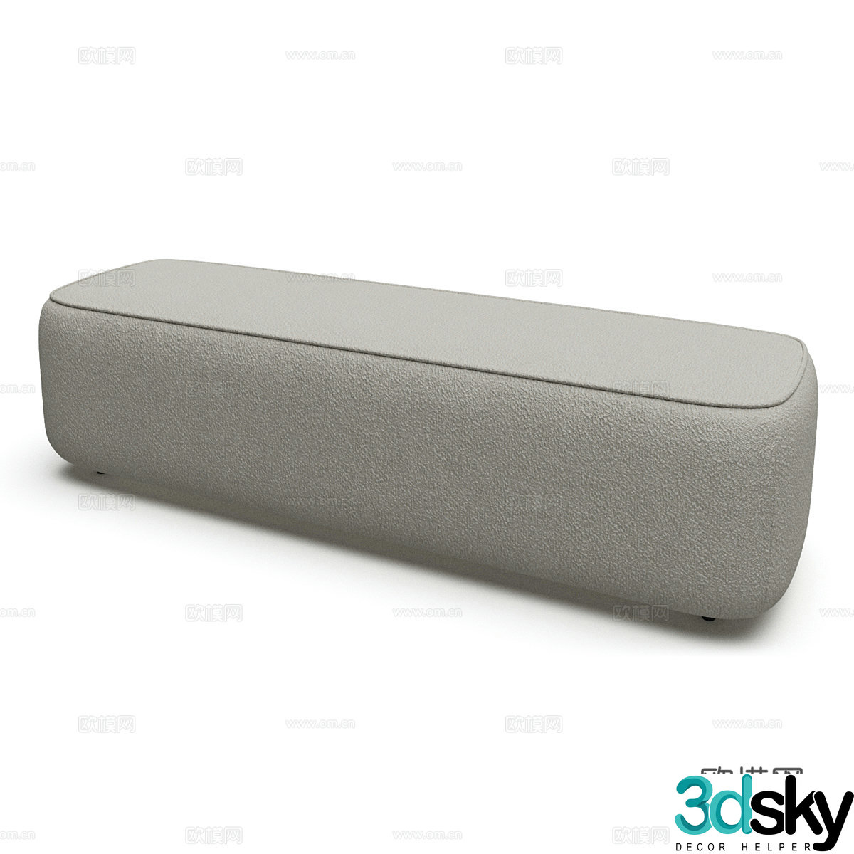 Modern simple sofa stool low stool simple sofa stool stool 3D model