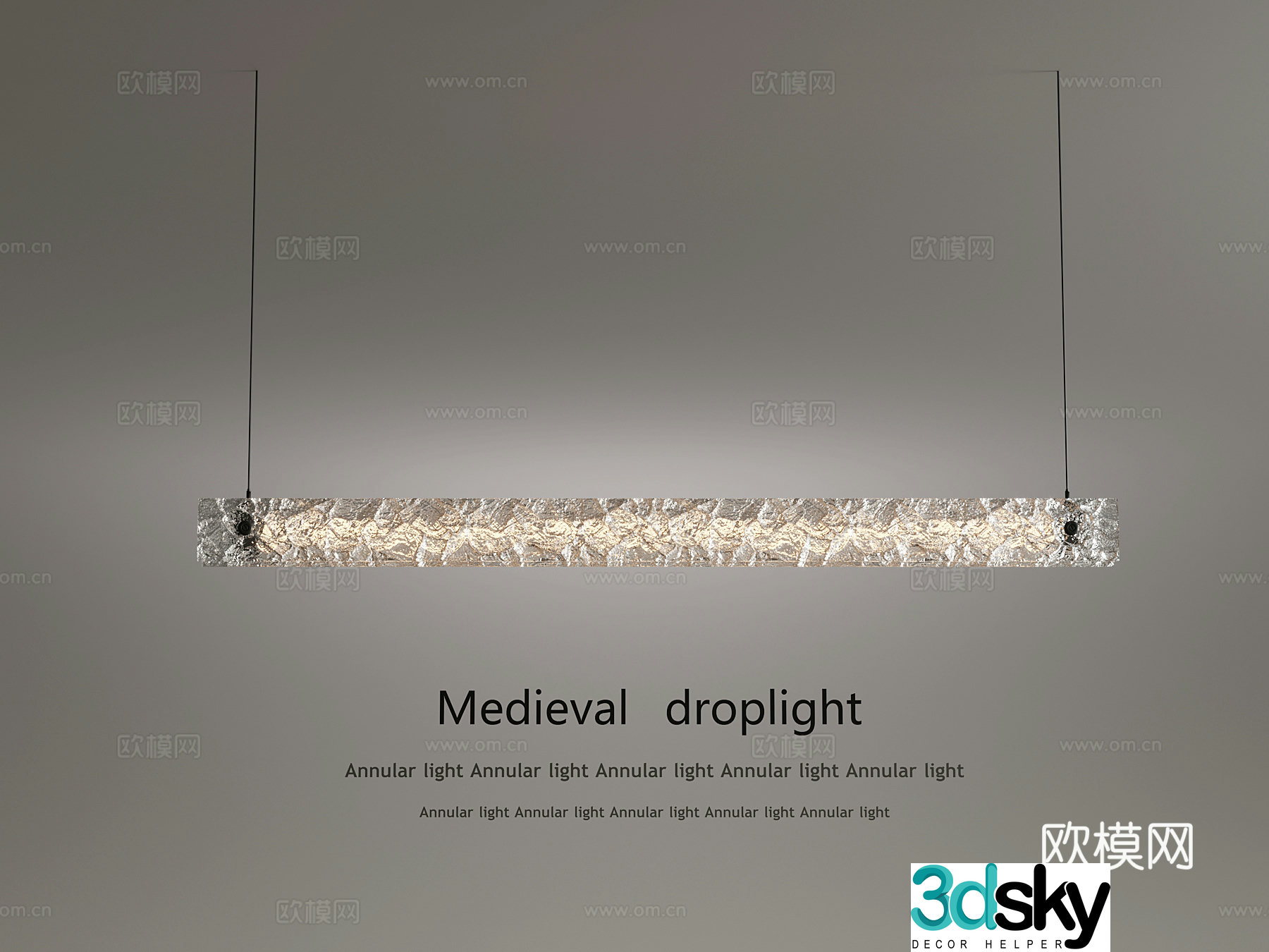 Modern decorative chandeliers long chandeliers decorative chandeliers restaurant chandeliers 3d model
