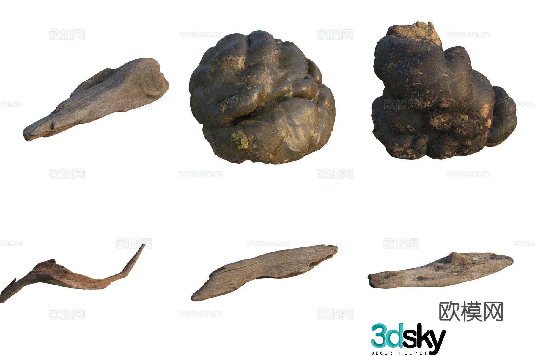 Wood wood feces 3d model