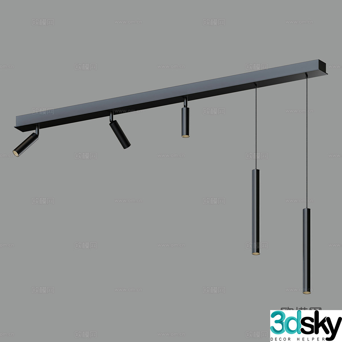 Modern simple downlight spotlight exhibition downlight exhibition spotlight 3d model