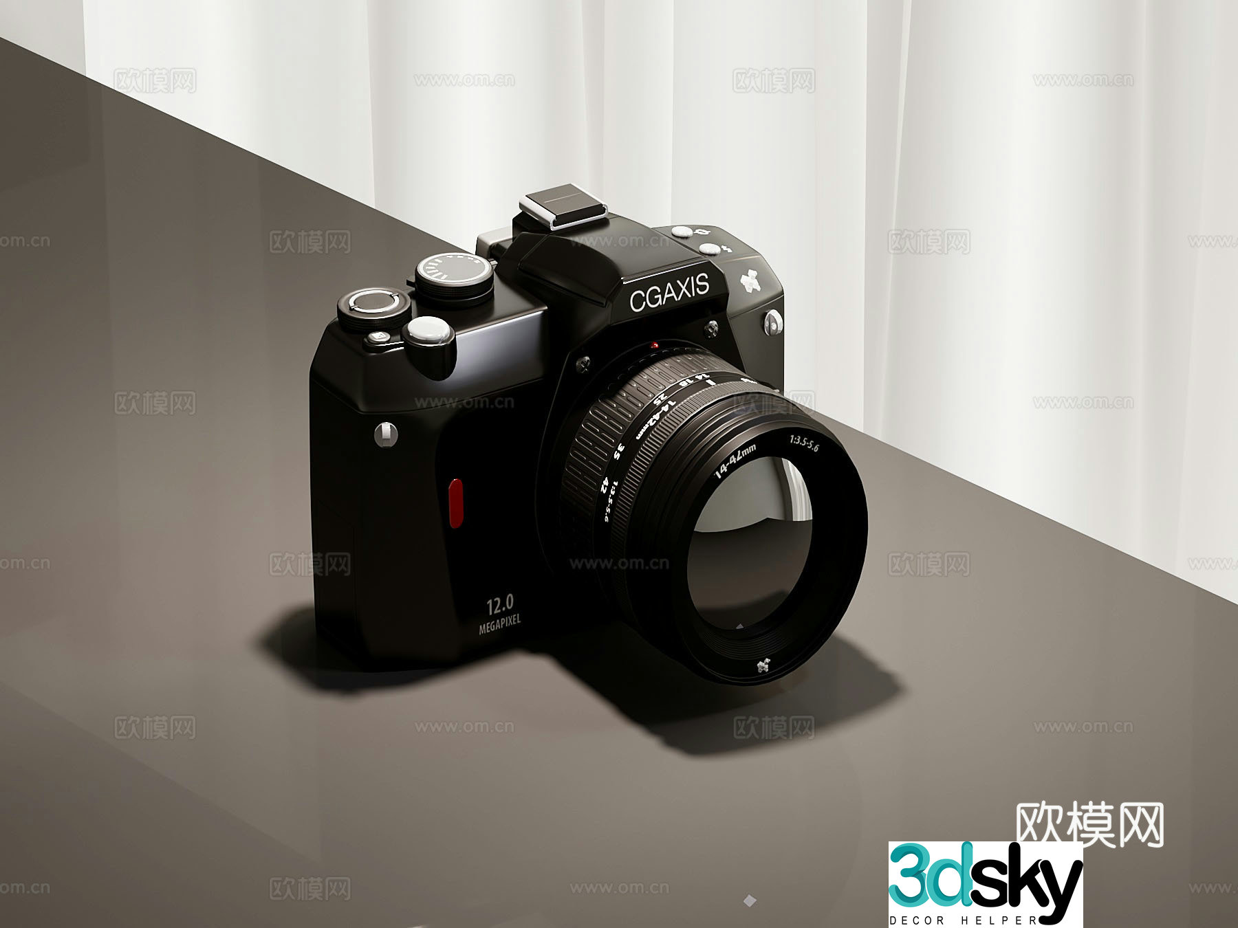 Modern camera Digital camera 3d model