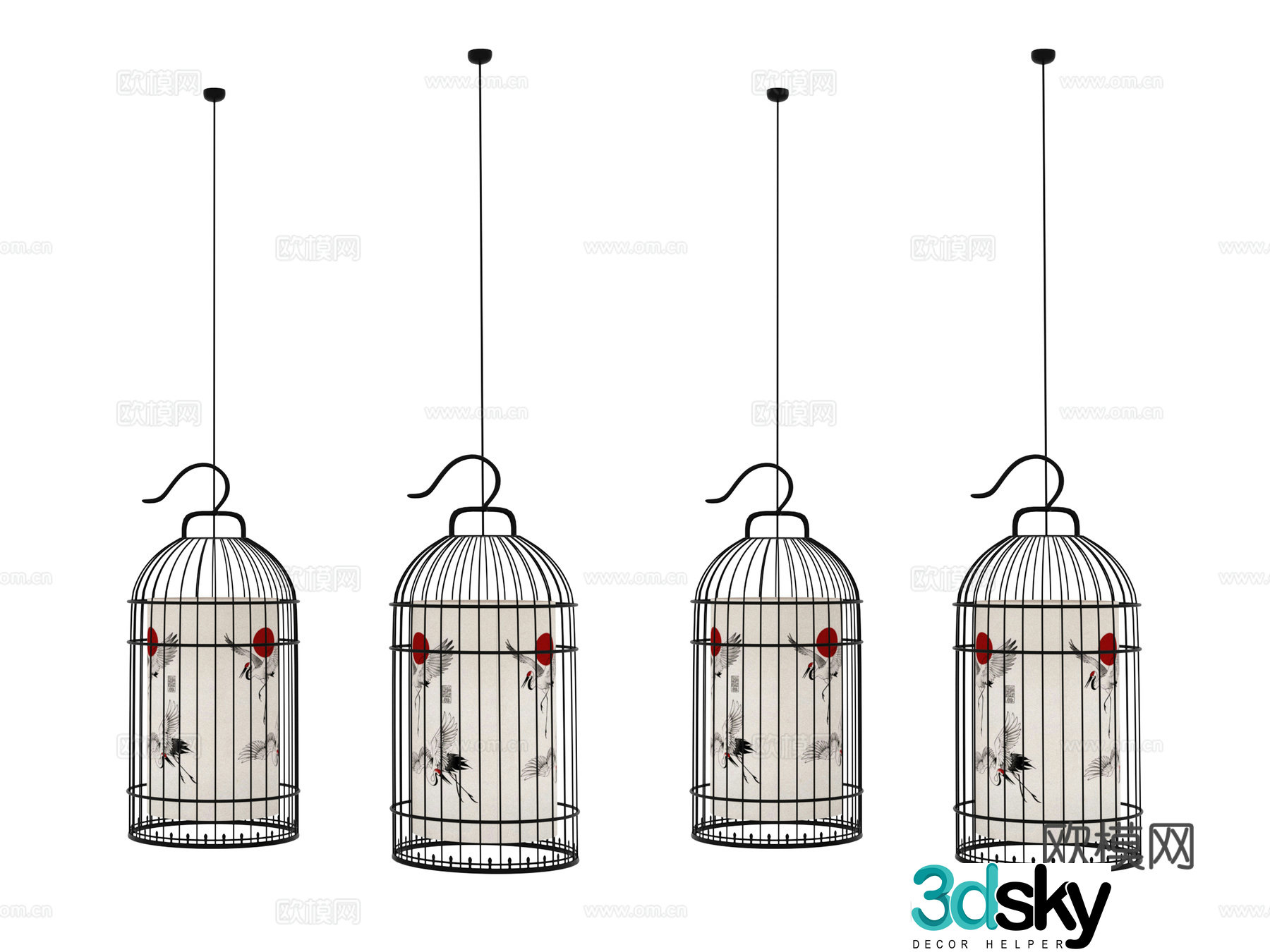 Lamp chandelier 3d model