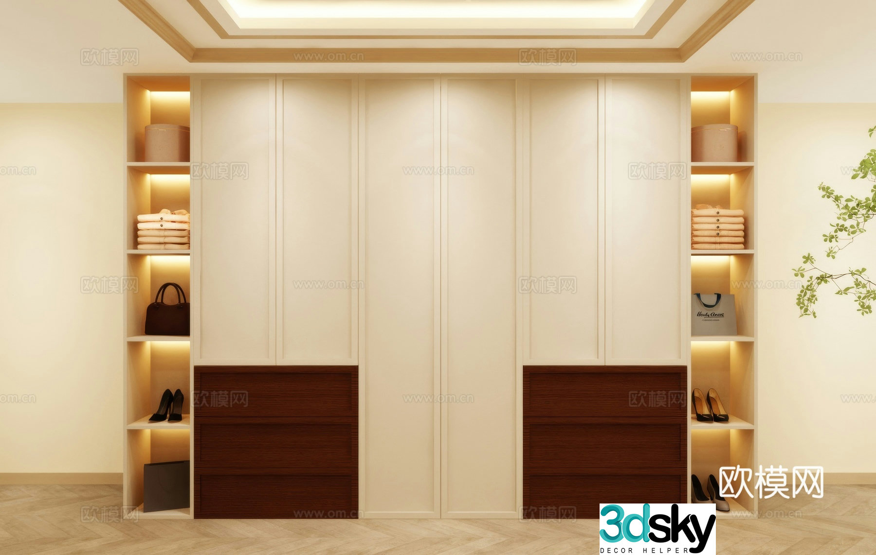 Wardrobe design Wardrobe renderings Wardrobe wardrobe design Wardrobe cabinet 3d model