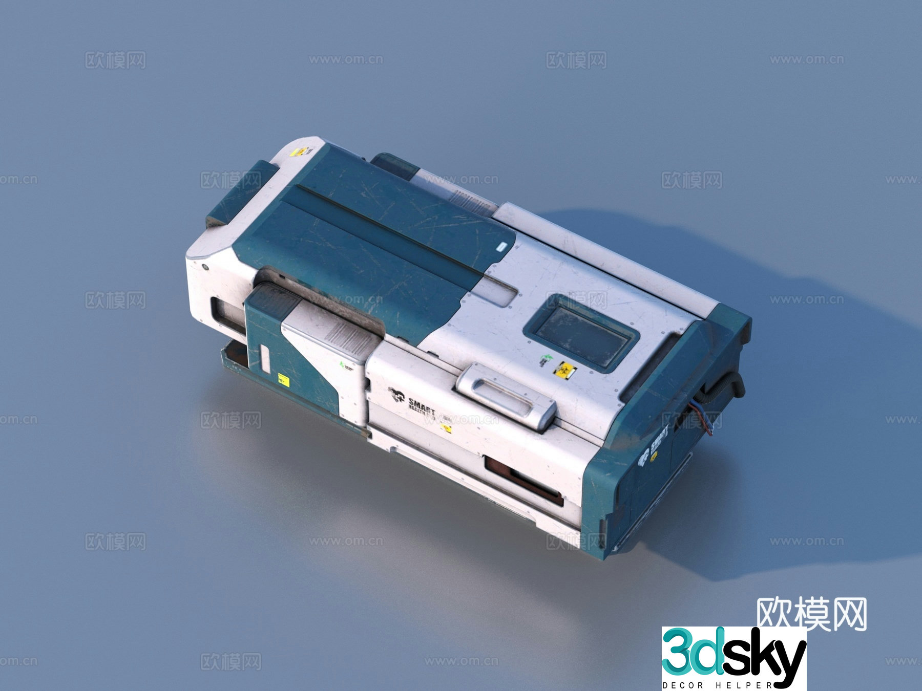 Hardware mechanical parts cabin components 3D model
