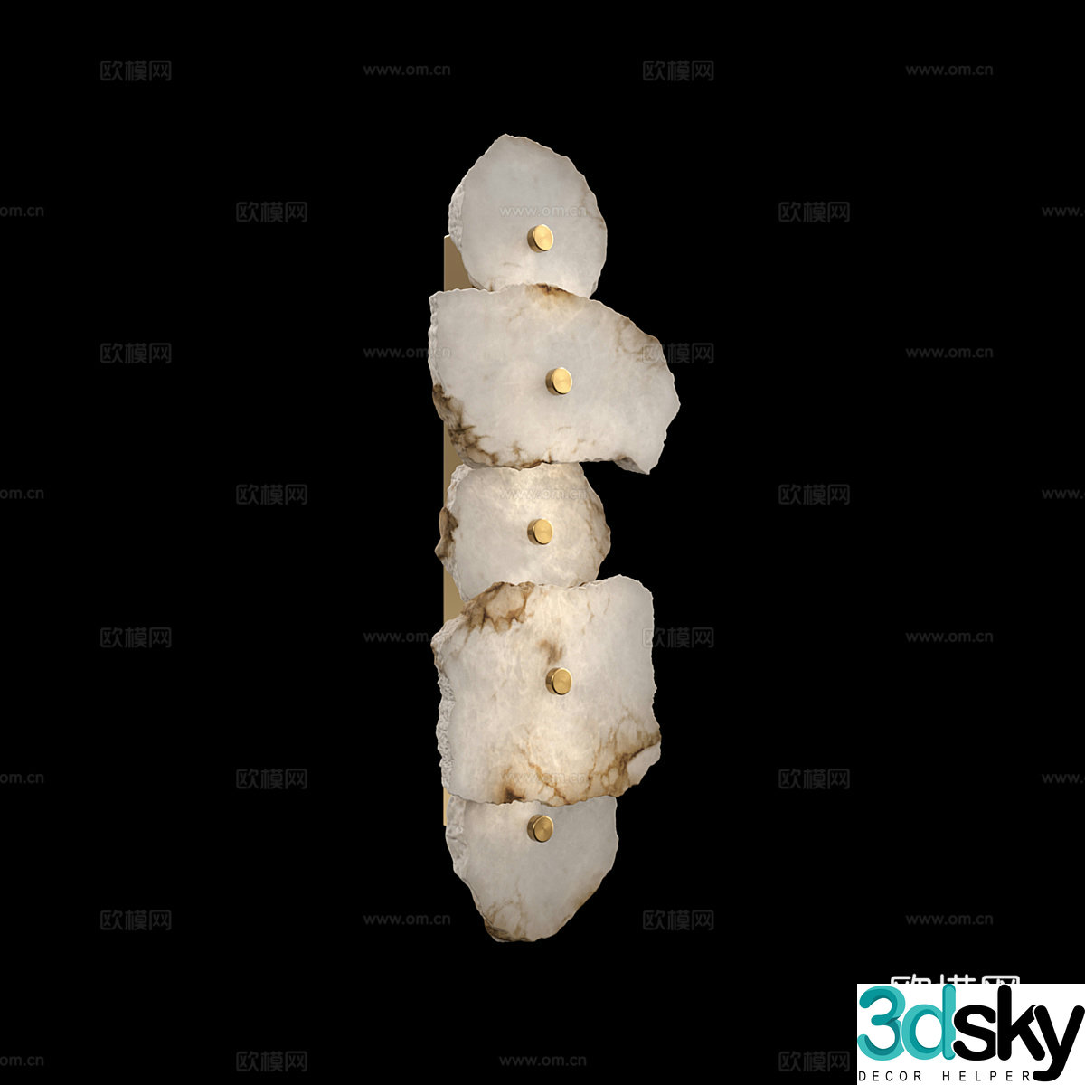 Modern simple and light luxury wall lamp Wall lamp Simple and light luxury wall lamp Decorative wall lamp Lamp 3D model