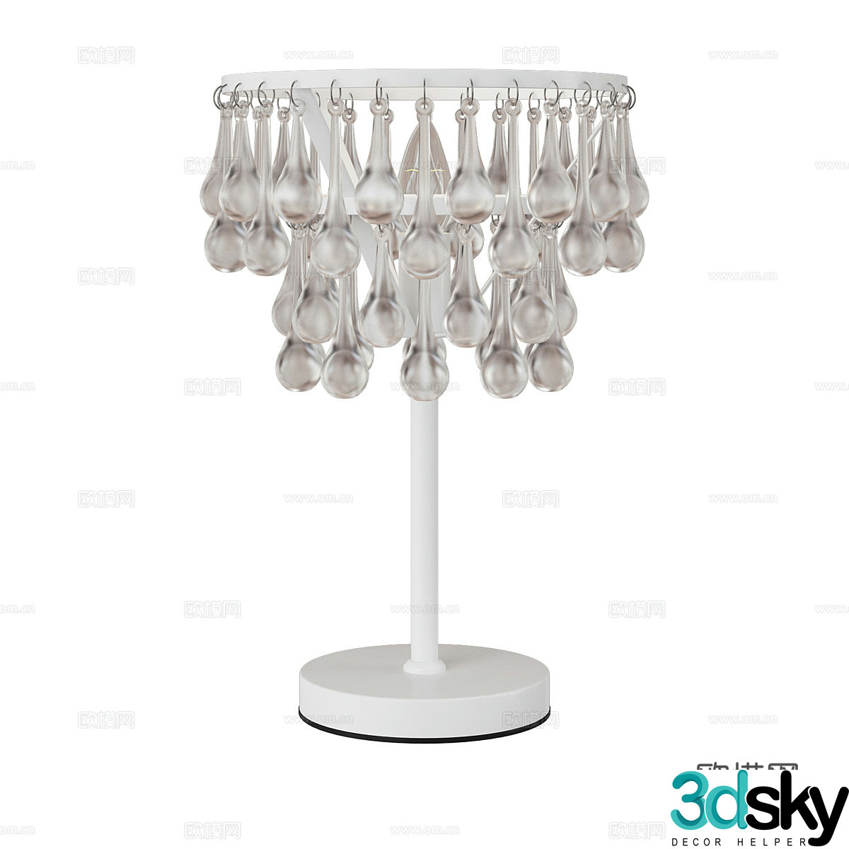 Modern simple desk lamp Table lamp Simple desk lamp Lamp Study desk lamp 3D model