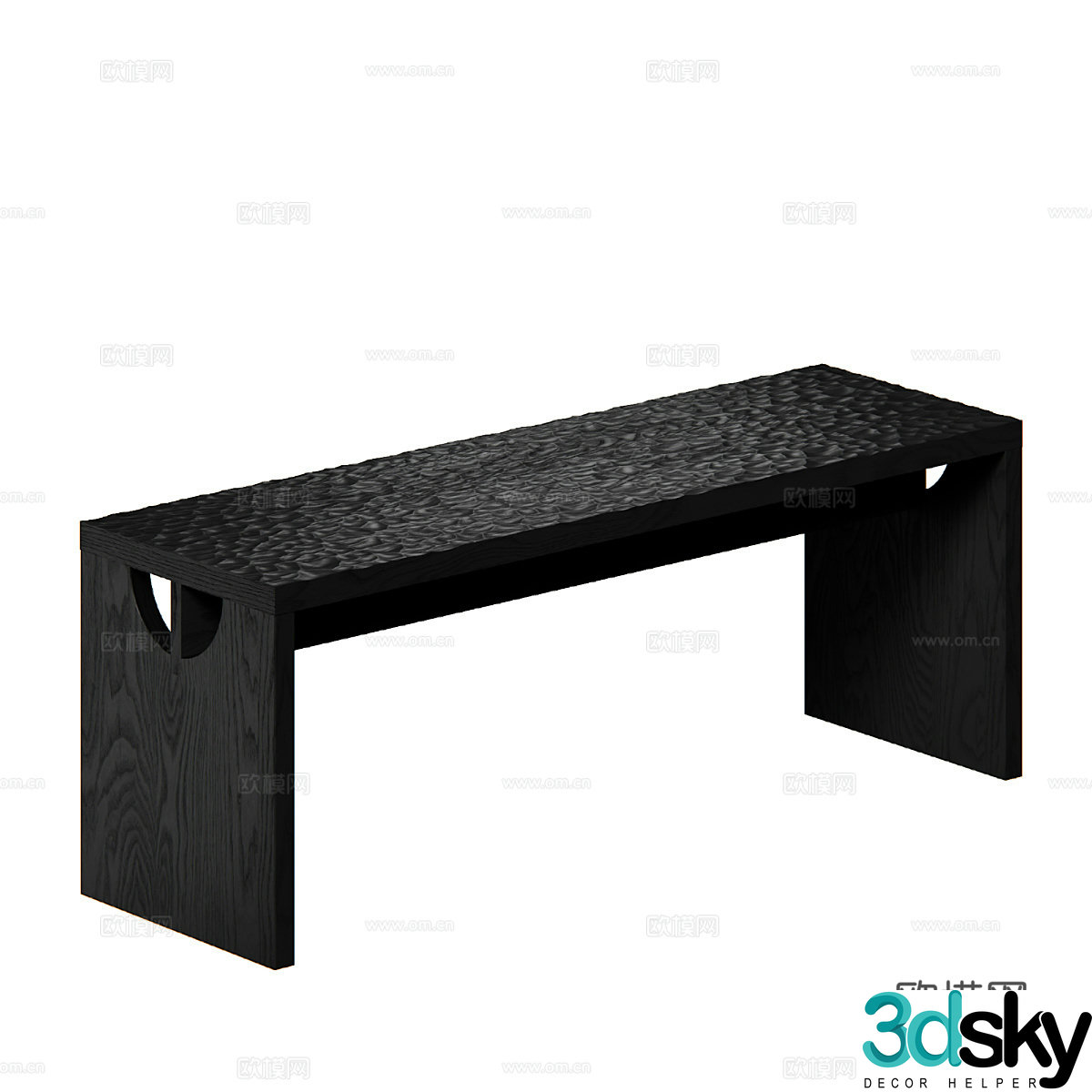 New Chinese OM end viewing platform 3D model