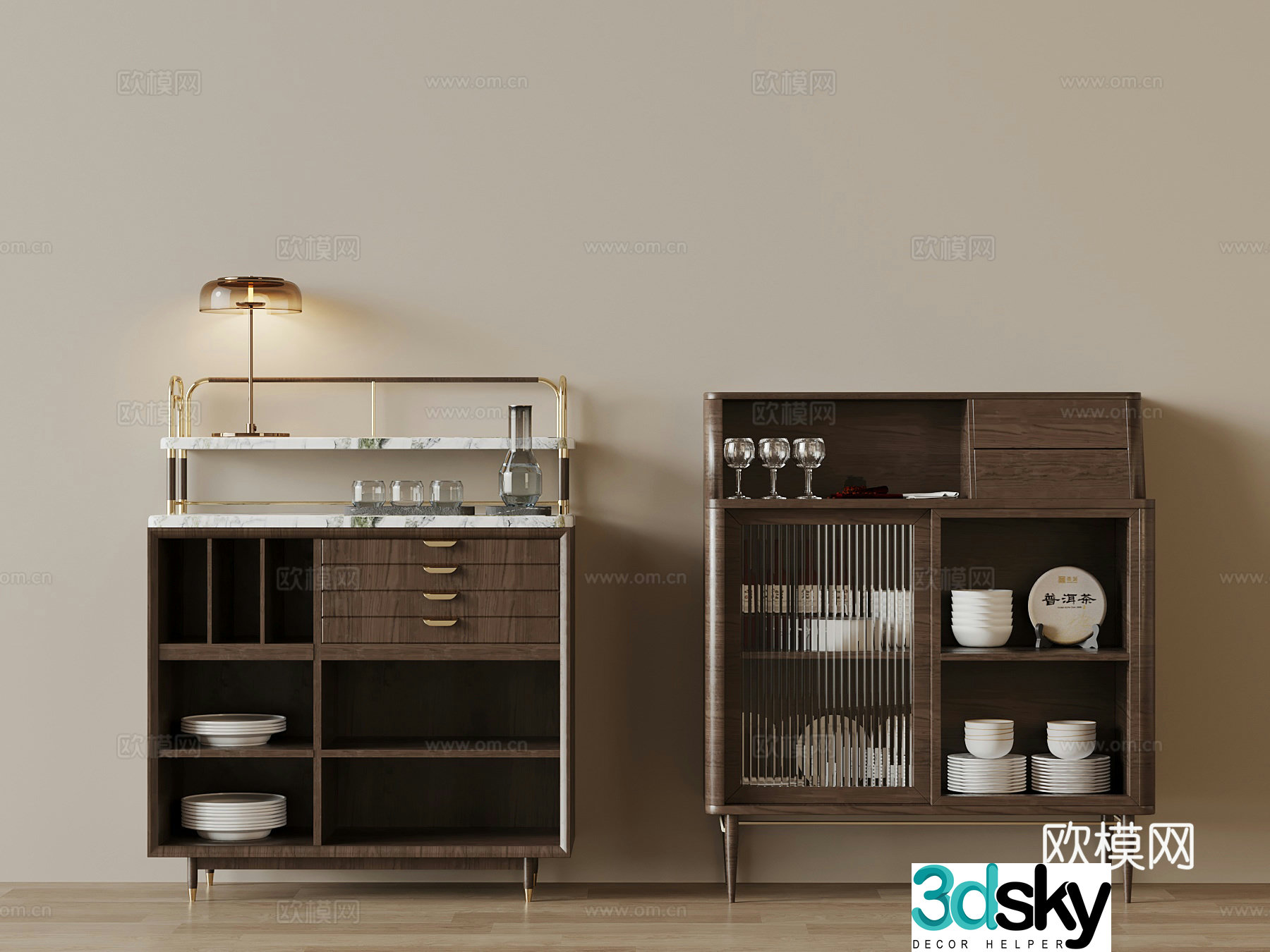 Other cabinets dining cabinets side cabinets 3D model