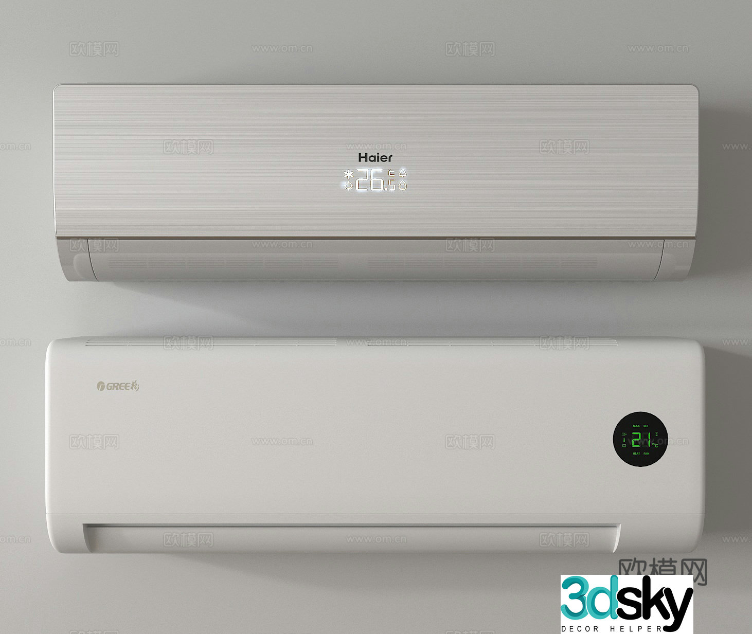 Air conditioner hanging air conditioner 3D model