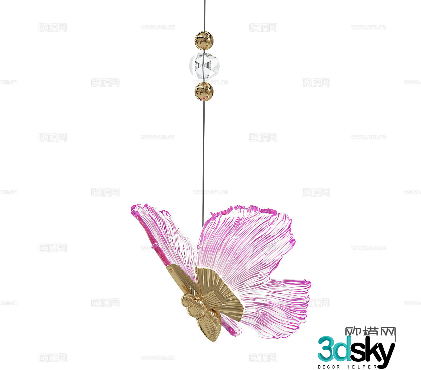 Light luxury chandeliers art chandeliers modeling chandeliers wing chandeliers restaurant chandeliers bar chandeliers 3D model