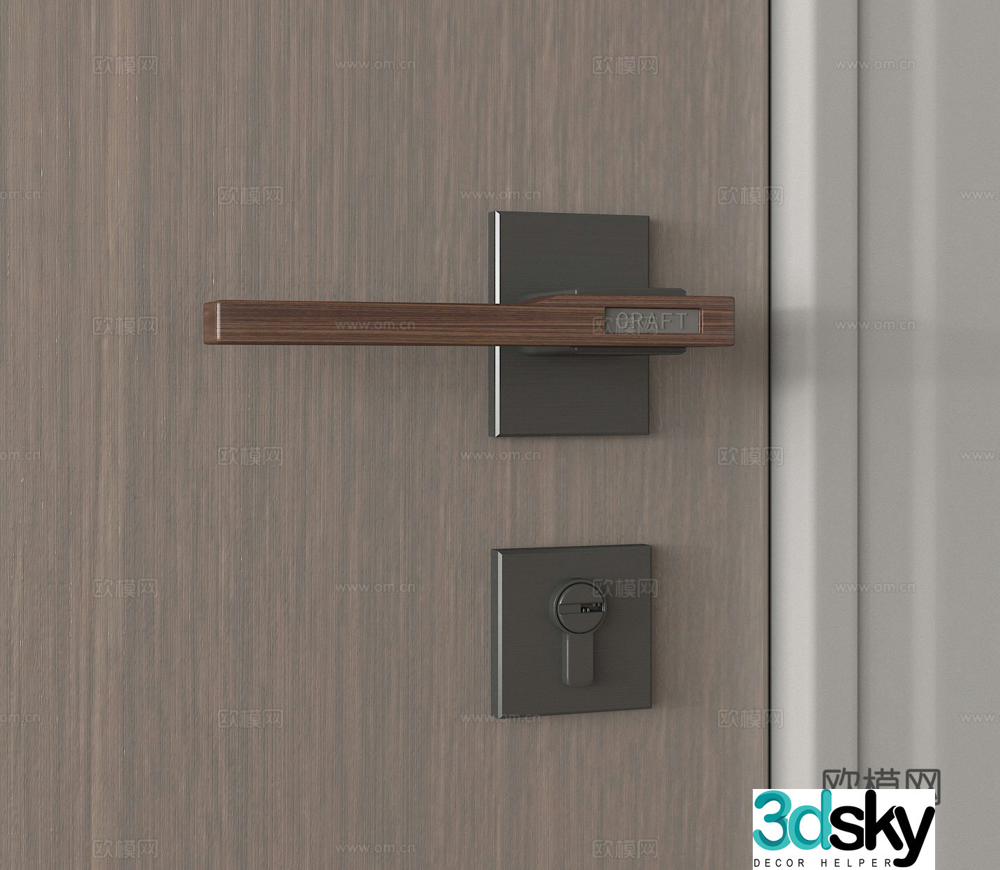 Door handle Door lock Door handle 3D model