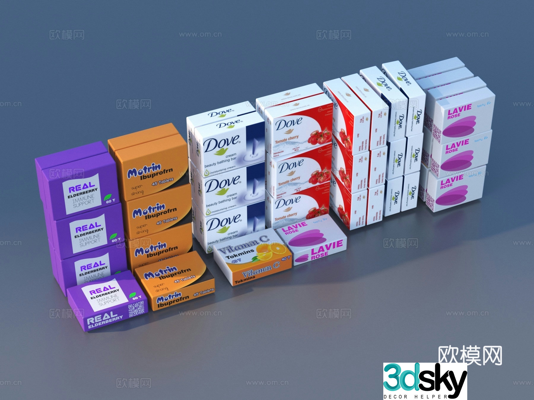Medicine Medicine Box Medicine Medicine Potion Medical Supplies 3D Model