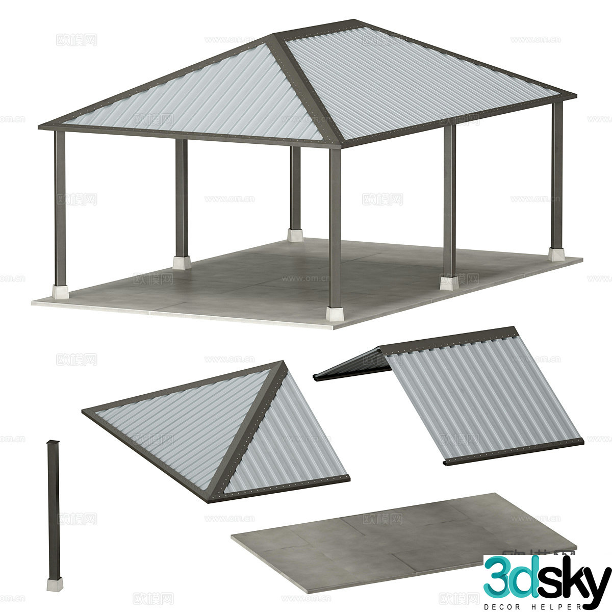 Awning Awning Pavilion 3d model