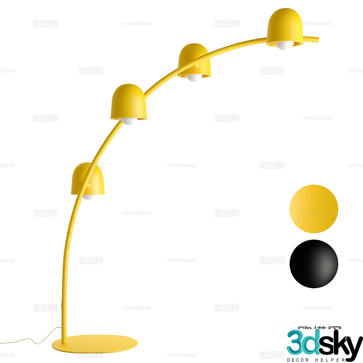 Floor lamp 3d model