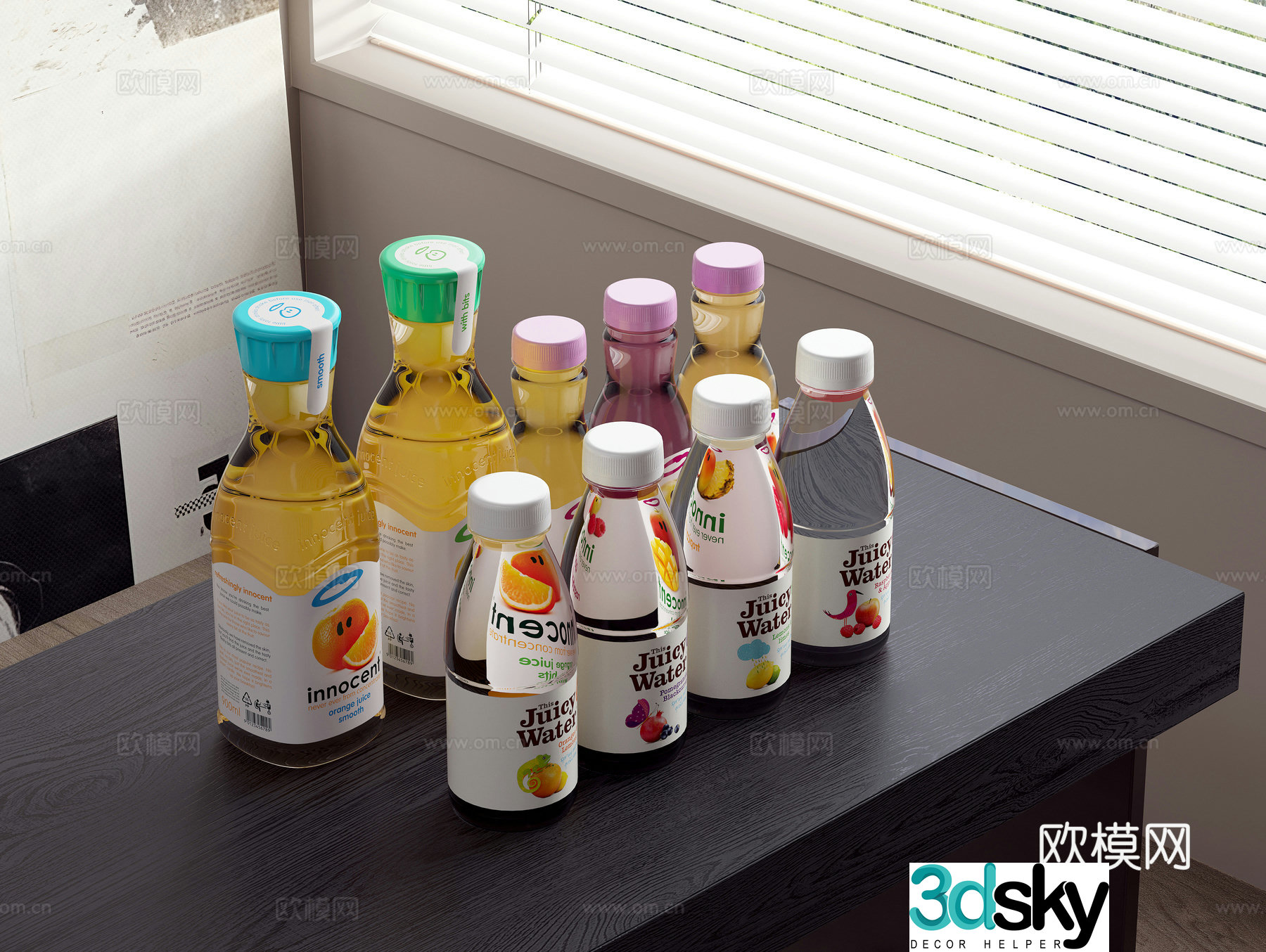 Drink Juice Water 3D Model