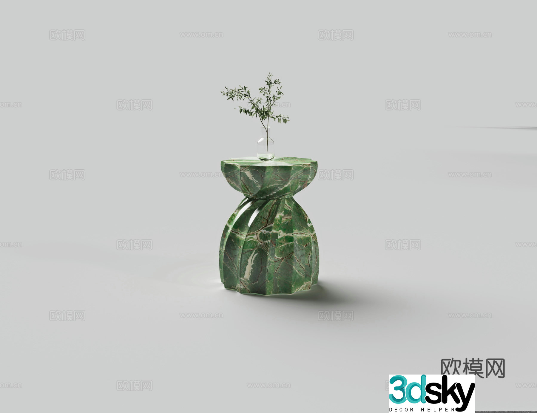 Postmodern internet celebrity special angular 3D model