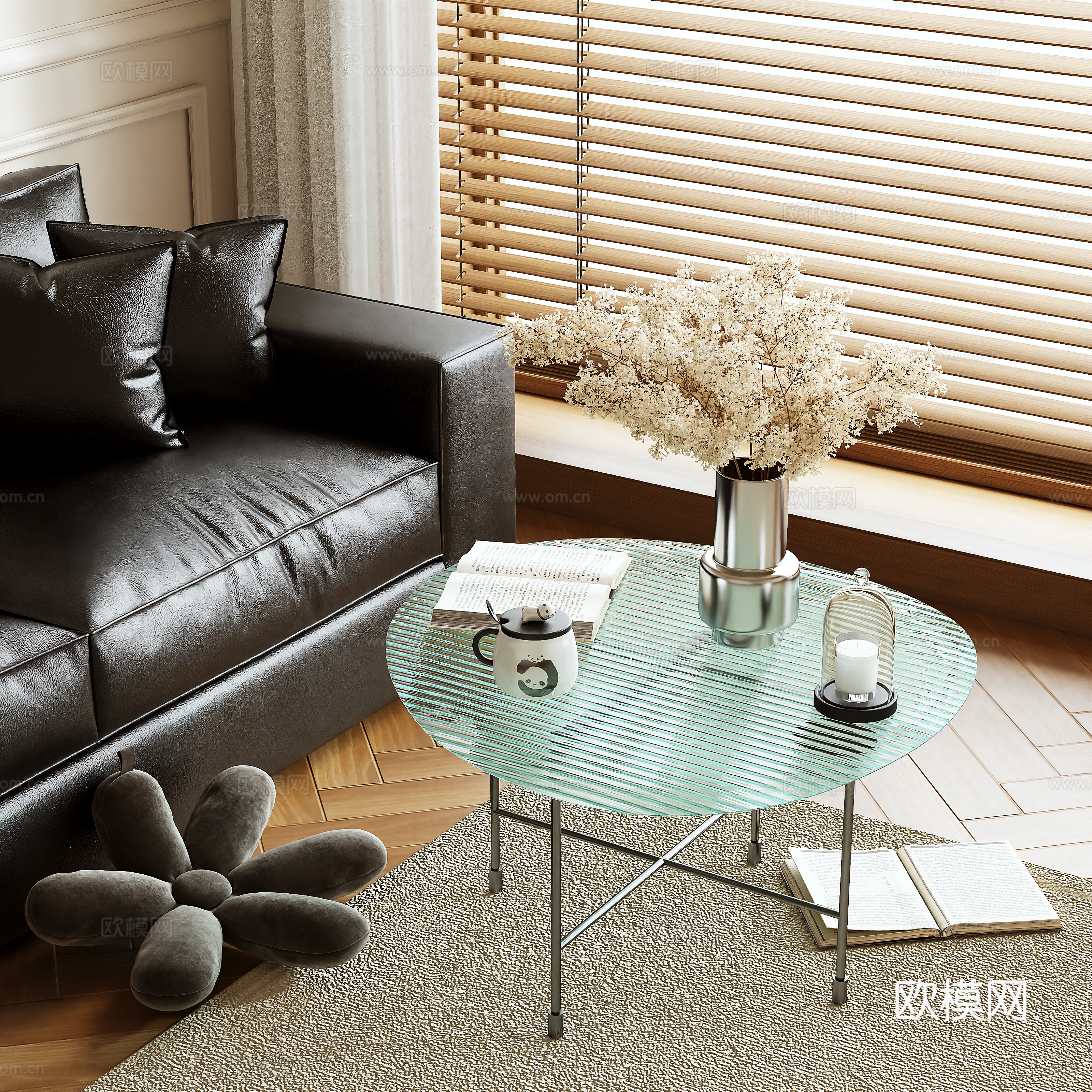 3D model of side table