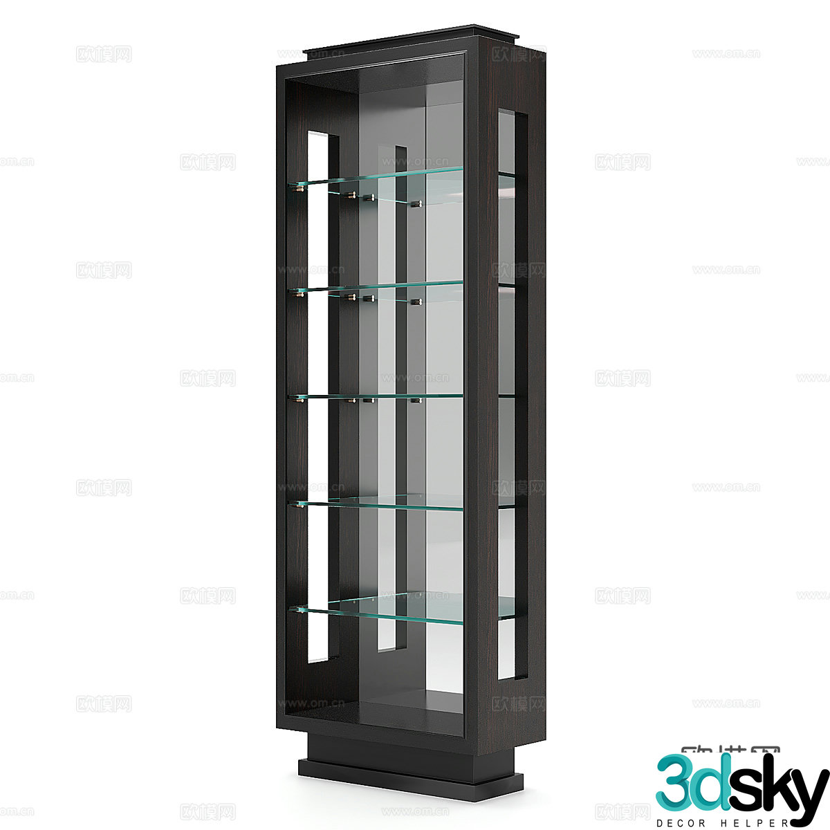 Middle-aged figure cabinets display cabinets display cabinets decorative cabinets glass cabinets laminate cabinets storage cabinets 3D model