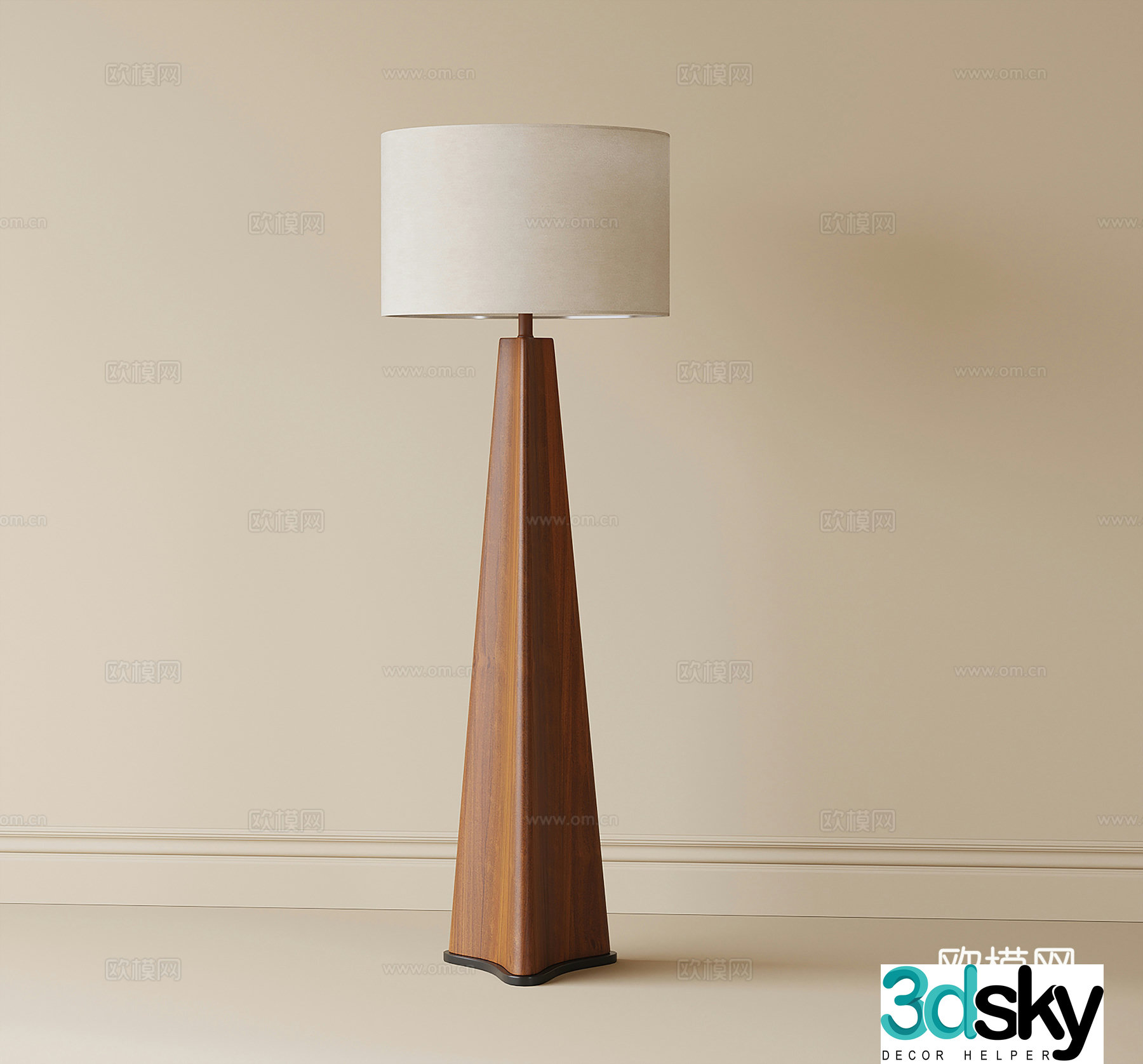 Modern floor lamp 3d model