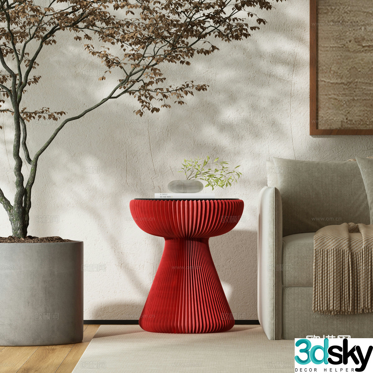Modern Italian corner table Italian corner table Modern coffee table Modern Italian corner table 3D model