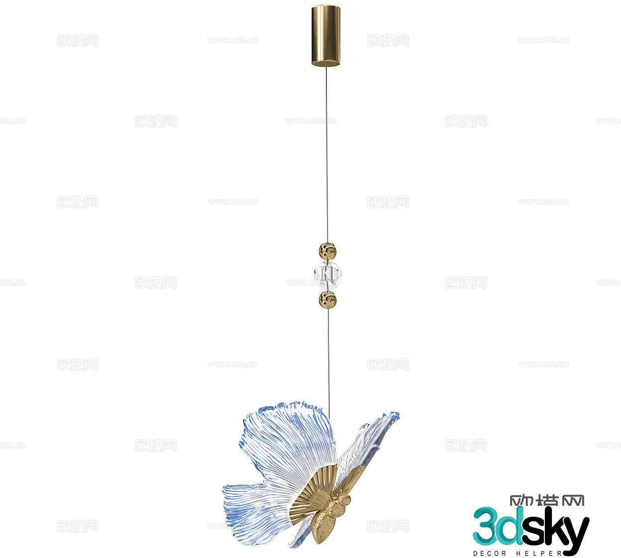 Light luxury chandeliers art chandeliers modeling chandeliers wing chandeliers restaurant chandeliers bar chandeliers 3D model