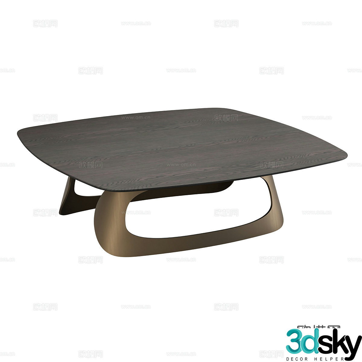 Light luxury tea table Simple tea table Minimalist tea table Round tea table Wooden tea table Art tea table 3D model