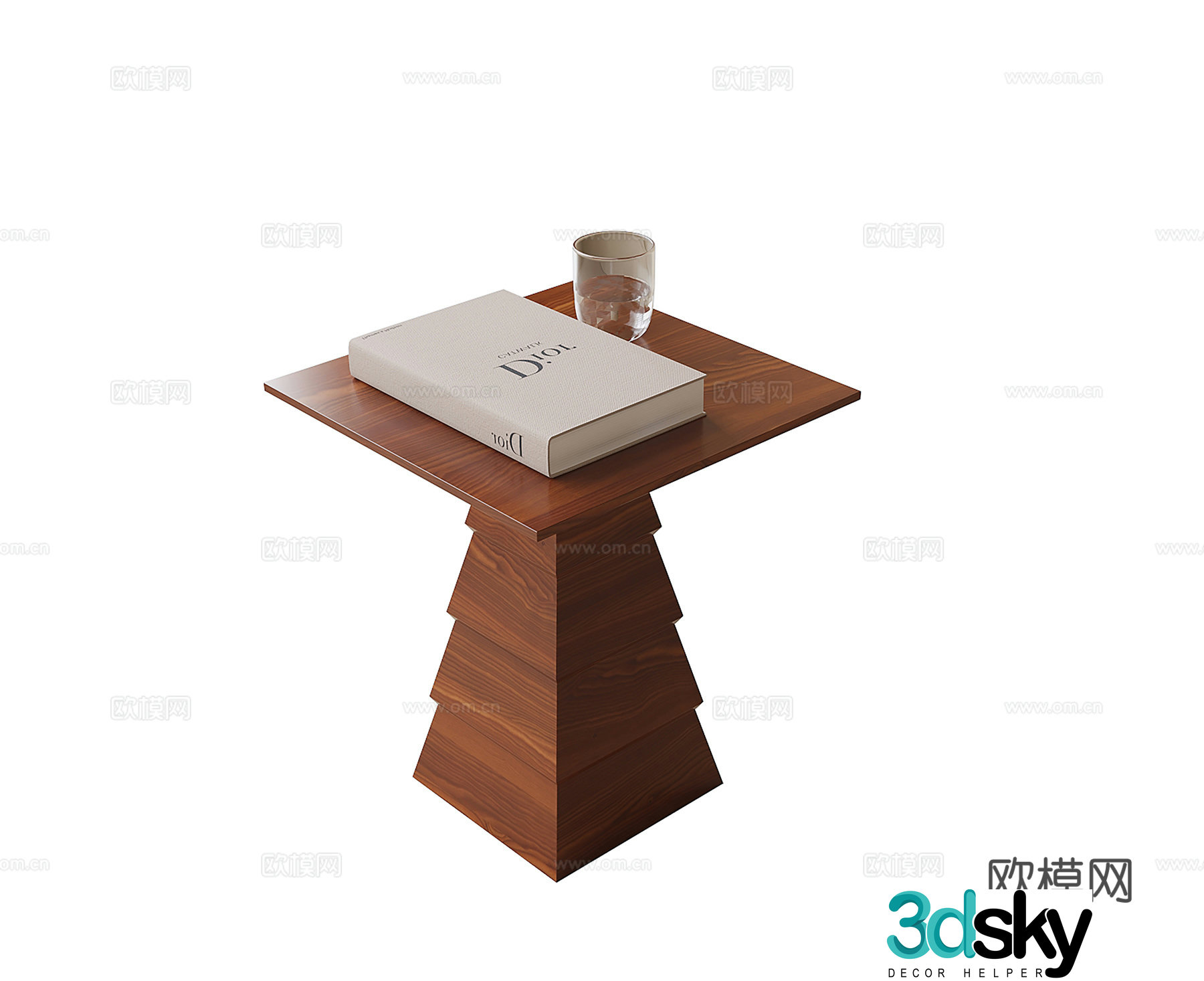 Modern side angle 3D model