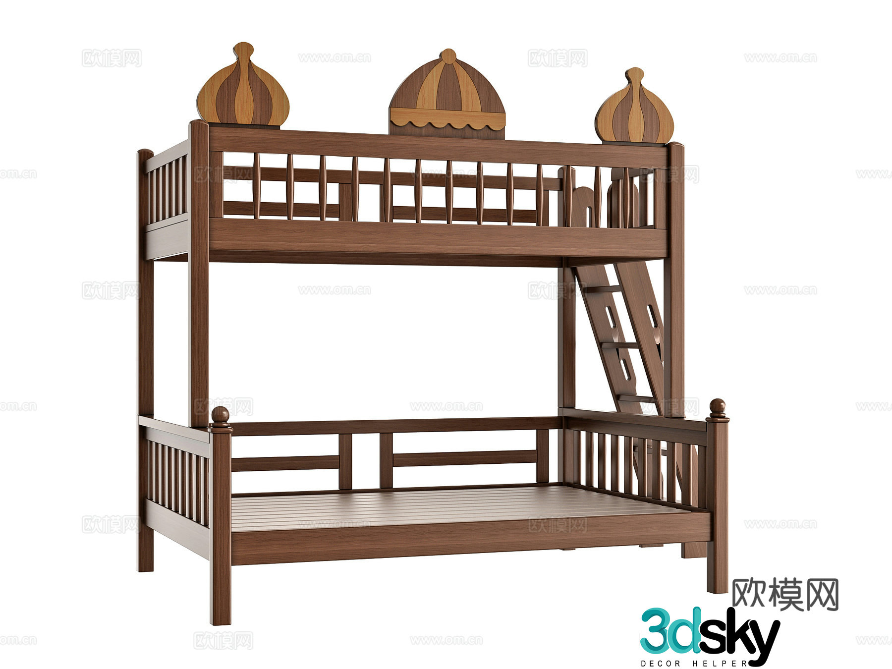 American 3D model
