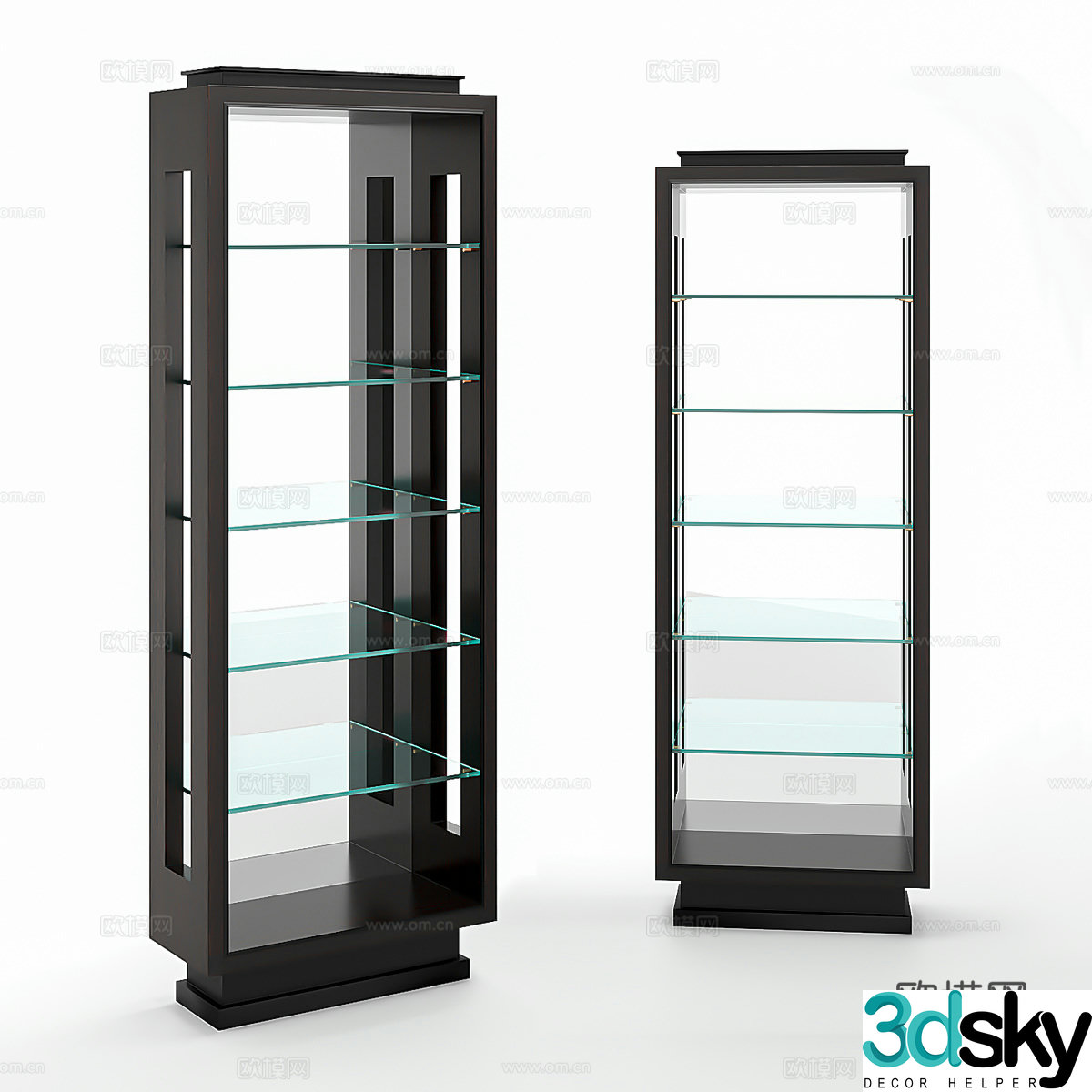 Modern figure cabinets display cabinets decoration cabinets glass cabinets laminate cabinets storage cabinets 3D model