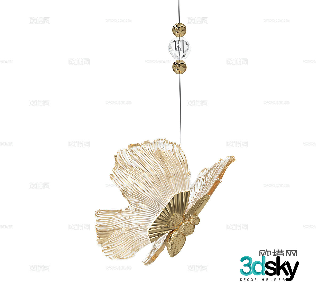Light luxury chandeliers art chandeliers modeling chandeliers wing chandeliers restaurant chandeliers bar chandeliers 3D model